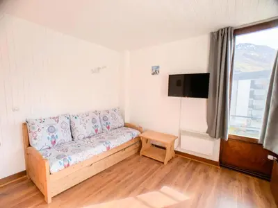 Coin salon dans l'établissement Résidence Grand Pre - Studio 26-30m² au Lavachet MAE-2274