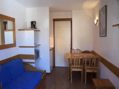 Coin salon dans l'établissement Chalet Club Iv - Blanchot - Studio·Proches des pistes et commerces·Balcon MAE-2334