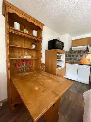 Cuisine ou kitchenette dans l'établissement Superbe studio au pied des oeufs