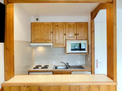 Cuisine ou kitchenette dans l'établissement Résidence Home Club - Studio confortable · proche pistes et commerces MAE-7334
