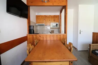 Cuisine ou kitchenette dans l'établissement Résidence Home Club - Studio confortable · proche pistes et commerces MAE-7334