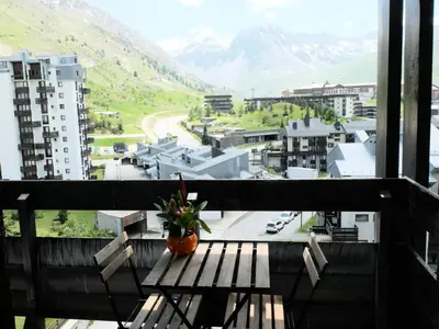 Vue générale sur la montagne ou vue sur la montagne depuis l'appartement