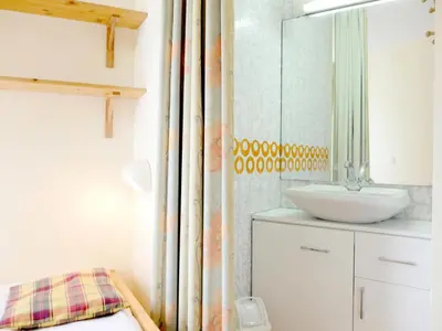 Salle de bains dans l'établissement Résidence Palafour - Appartement , au Lac, skis au pied MAE-7314