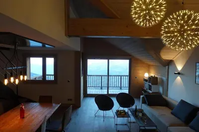 Plan de l'établissement Epinette 31 Luxury appartment Duplex (9p) 4 bedrooms and 2 bathrooms.