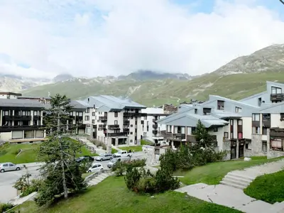Vue générale sur la montagne ou vue sur la montagne depuis l'appartement