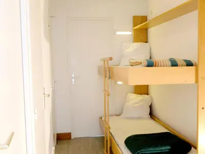 Un ou plusieurs lits dans un hébergement de l'établissement Résidence Tommeuses - Appartement fonctionnel·Pieds des pistes ·Balcon MAE-3654