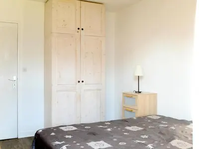 Un ou plusieurs lits dans un hébergement de l'établissement Résidence Tour Du Lac - Appartement rénové·Proche des pistes ·Balcon MAE-1744