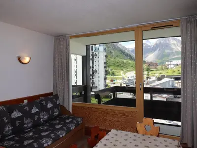 Plan de l'établissement Studio Confort à Tignes avec Balcon, Animaux Acceptés - FR-1-502-515