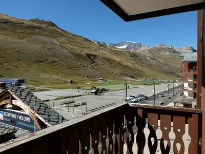 Vue générale sur la montagne ou vue sur la montagne depuis l'appartement