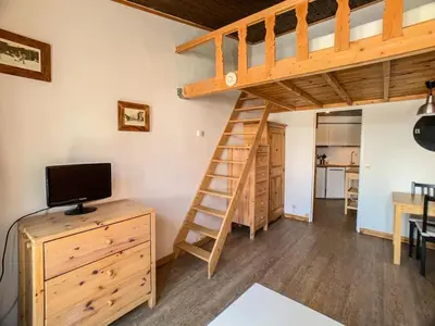 Télévision ou salle de divertissement dans l'établissement Résidence Sefcotel - Studio mezzanine·Proche des pistes et commerces MAE-0834