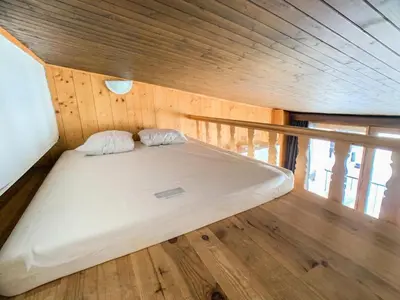 Un ou plusieurs lits dans un hébergement de l'établissement Résidence Sefcotel - Studio mezzanine·Proche des pistes et commerces MAE-0834
