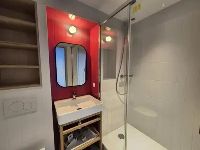 Salle de bains dans l'établissement Résidence Rond Point Des Pistes B - Duplex de 45m² au Val Claret MAE-4624