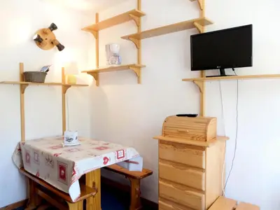 Télévision ou salle de divertissement dans l'établissement Résidence Rond Point Des Pistes C - Studio·Proche des pistes·Balcon MAE-4634