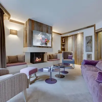 Appartement duplex sur les pistes avec cheminée et espace spa - FR-1-686-28