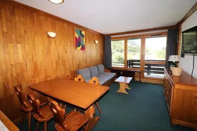 Télévision ou salle de divertissement dans l'établissement Résidence Tour Du Lac - Appartement fonctionnel·Proche des pistes MAE-8104