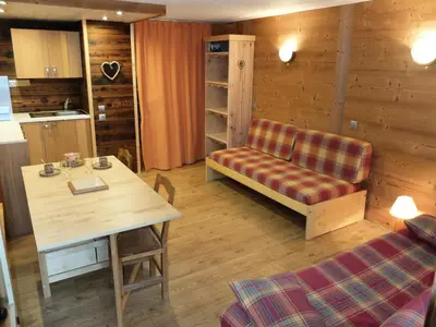 Cuisine ou kitchenette dans l'établissement Résidence Palafour - Studio exposé sud au coeur de la station MAE-8704