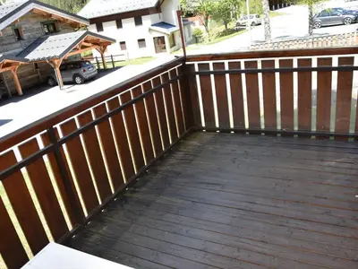 Balcon ou terrasse dans l'établissement Studio plein sud 4 pers, proche centre, terrasse - FR-1-464-216