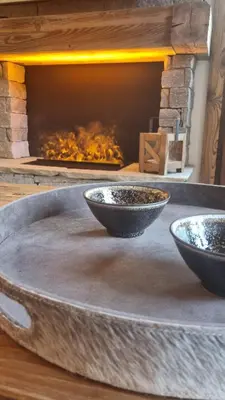 Plan de l'établissement Arcs 1950 Appartement Luxe type chalet 5 à 7 personnes Vue imprenable sur le Montblanc skis aux pieds