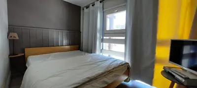 Un ou plusieurs lits dans un hébergement de l'établissement Résidence Aiguille Grive Bat Iii - Appartement 3 pièces 6 personnes en duplex, skis aux pieds, dans le village de Charmettoger à Arc 1800 MAE-6944