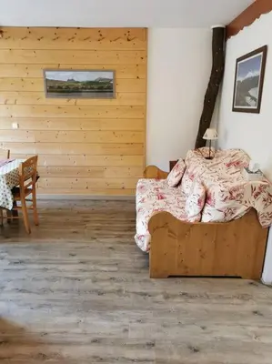 Un ou plusieurs lits dans un hébergement de l'établissement Appartement Termignon Val Cenis