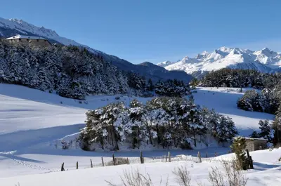 L'établissement Résidence Goélia Les Flocons d'Argent en hiver