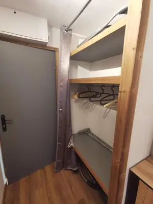 Un ou plusieurs lits superposés dans un hébergement de l'établissement MyHome - Très beau T2 plein centre Tignes Val Claret
