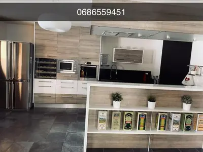 Cuisine ou kitchenette dans l'établissement Beaver Creek appartement 12 Personnes à Val Cenis