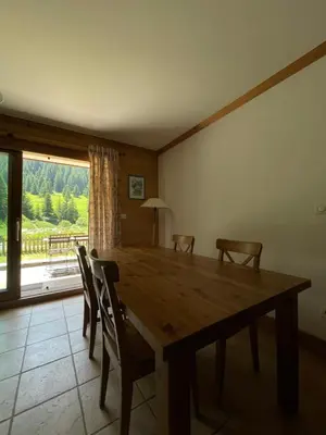Plan de l'établissement T2 vue sur le parc de la vanoise