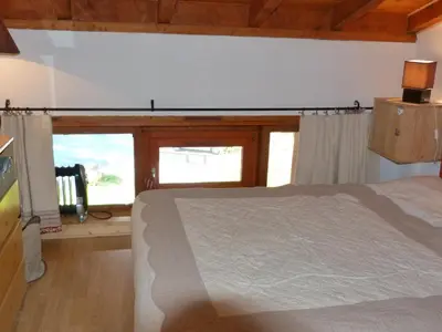 Un ou plusieurs lits dans un hébergement de l'établissement Appartement cosy 2 pièces pour 5 pers. à Arc 1800, proche pistes - FR-1-411-895