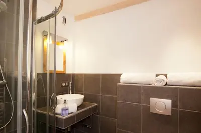 Salle de bains dans l'établissement Chalet Fegguese - 4 bedroom chalet with hot-tub