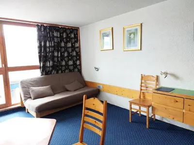 Coin salon dans l'établissement Résidence Tournavelles - Appartement 2 pièces 5 personnes au pied des pistes et des commerces, proche de l'ESF et de la garderie dans le village des Vill MAE-1936
