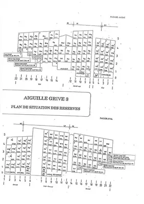 Plan de l'établissement Résidence Aiguille Grive Bat Iii - Appartement 2 pièces 6 personnes en duplex, skis aux pieds, dans le village de Charmettoger à Arc 1800. MAE-6954