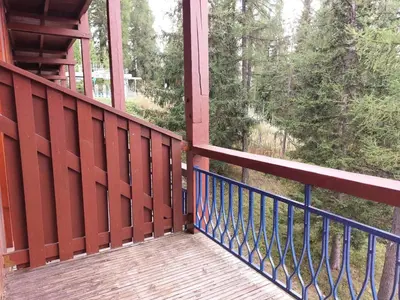 Balcon ou terrasse dans l'établissement Résidence Aiguille Grive Bat Iii - Appartement 2 pièces 6 personnes en duplex, skis aux pieds, dans le village de Charmettoger à Arc 1800. MAE-6954