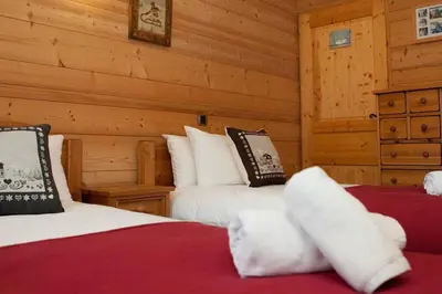 Un ou plusieurs lits dans un hébergement de l'établissement Venus - 2 bedroom apartment next to the slopes
