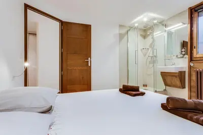 Salle de bains dans l'établissement Croix du Sud