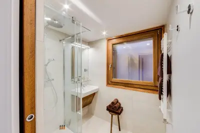 Salle de bains dans l'établissement Croix du Sud