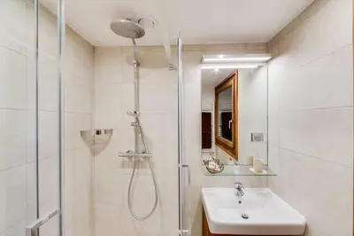 Salle de bains dans l'établissement Croix du Sud