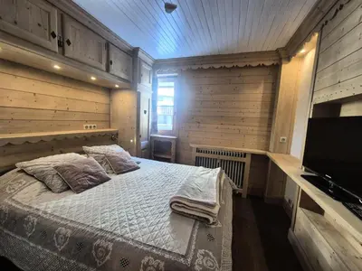 Un ou plusieurs lits dans un hébergement de l'établissement Résidence Hameau De Toviere - Appartement rénové · Proche des pistes MAE-3664