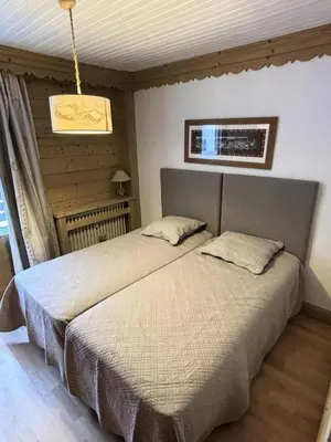 Un ou plusieurs lits dans un hébergement de l'établissement Résidence Hameau De Toviere - Appartement rénové · Proche des pistes MAE-3664