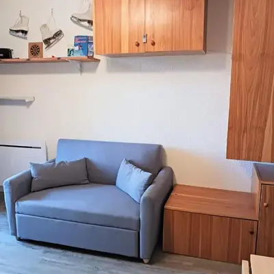 Studio pour 3 au centre d'Arc 2000 avec balcon - FR-1-411-893