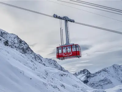 Plan de l'établissement Studio ski aux pieds Arc 2000 pour 4 personnes avec vue pistes - FR-1-411-891