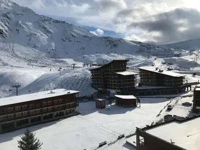 Plan de l'établissement Studio ski aux pieds Arc 2000 pour 4 personnes avec vue pistes - FR-1-411-891