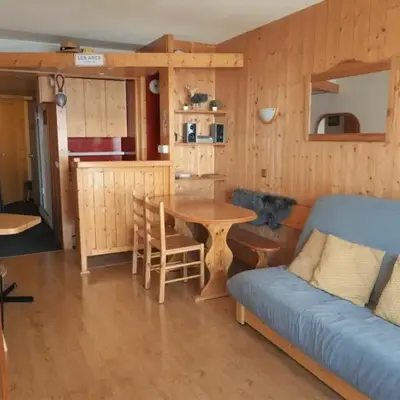 Studio ski aux pieds Arc 2000 pour 4 personnes avec vue pistes - FR-1-411-891
