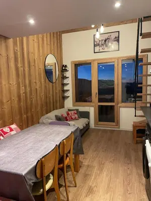 Plan de l'établissement L ADRET - Duplex 6 pers 2 chambres - Belle Plagne PARADISKI