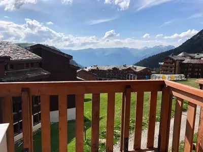 Vue générale sur la montagne ou vue sur la montagne depuis l'appartement