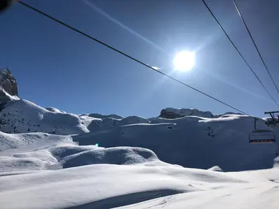 L'établissement Studio 28m2 vue pistes plein sud du dimanche au dimanche en hiver