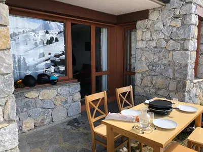 Plan de l'établissement Studio 28m2 vue pistes plein sud du dimanche au dimanche