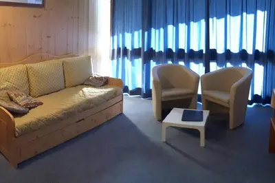 Coin salon dans l'établissement Paradiski proche des pistes plan peisey