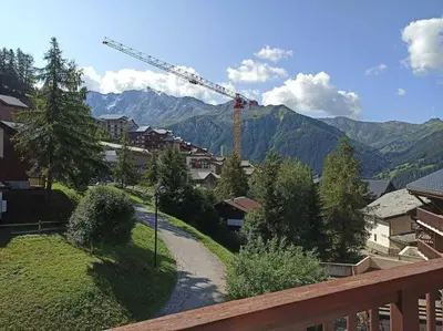 Vue générale sur la montagne ou vue sur la montagne depuis l'appartement