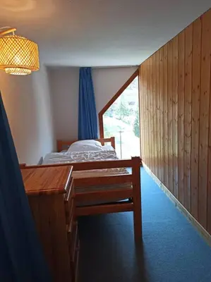 Un ou plusieurs lits dans un hébergement de l'établissement Paradiski ski au pied vallandry